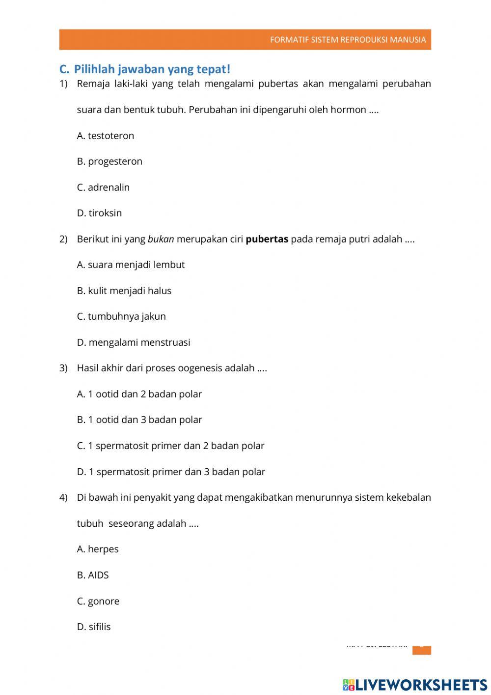 Sistem Reproduksi Manusia