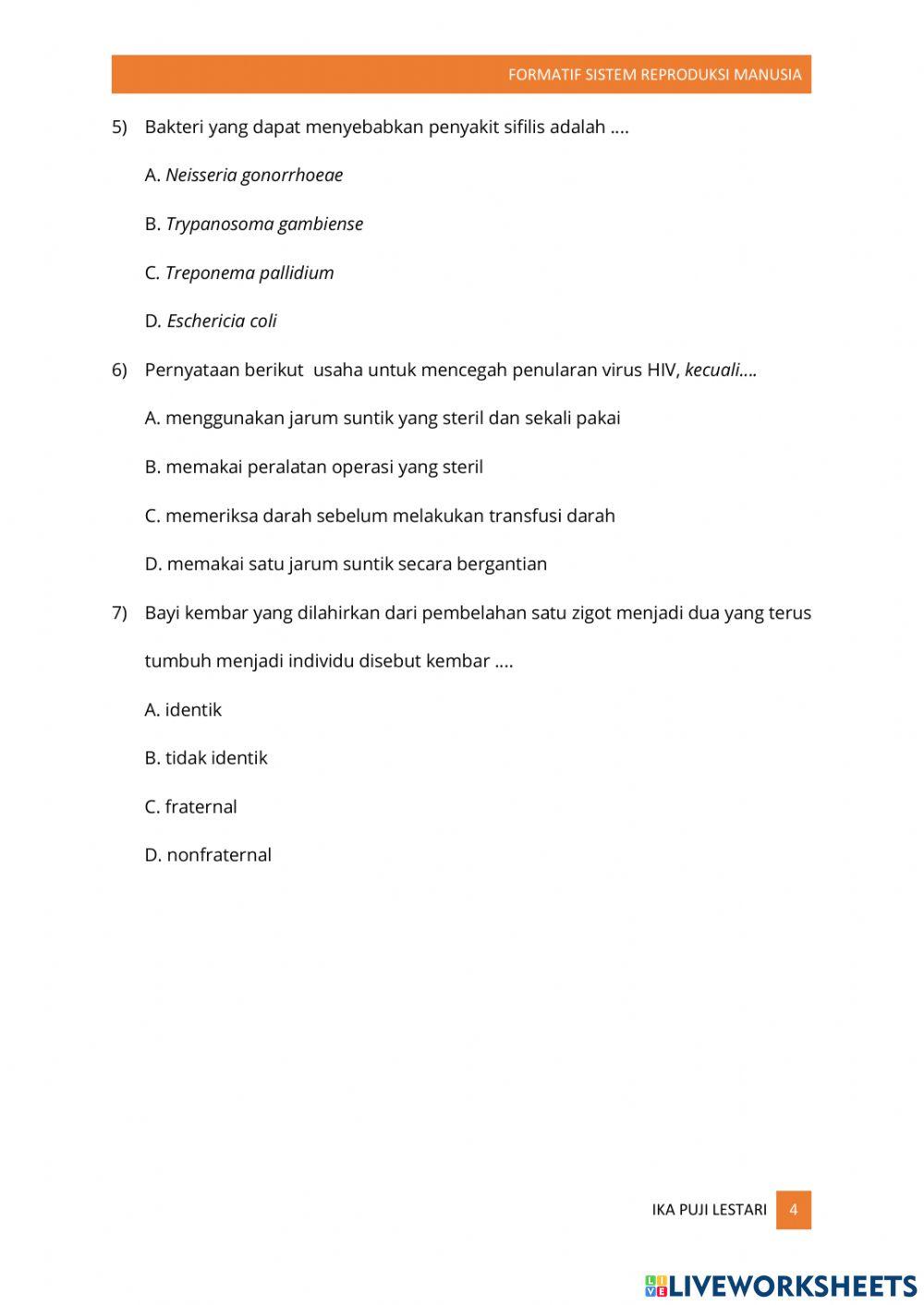 Sistem Reproduksi Manusia