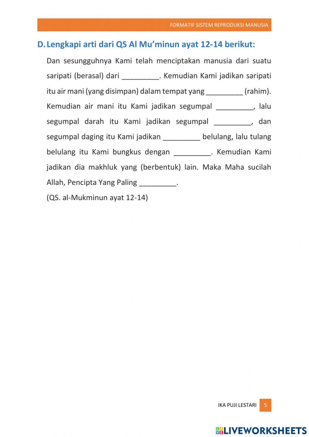 Sistem Reproduksi Manusia