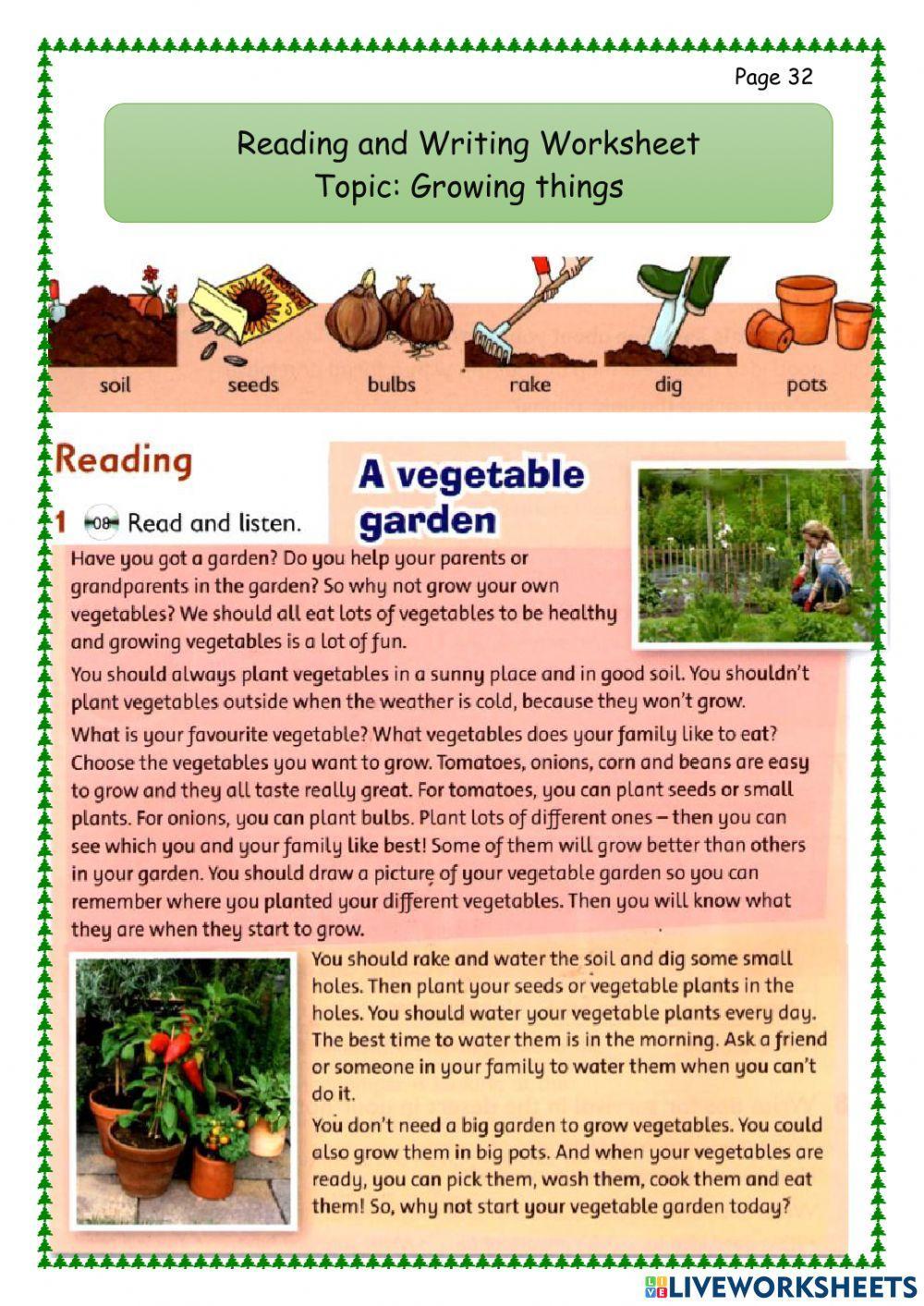 R&w 4 Growing things Part 1