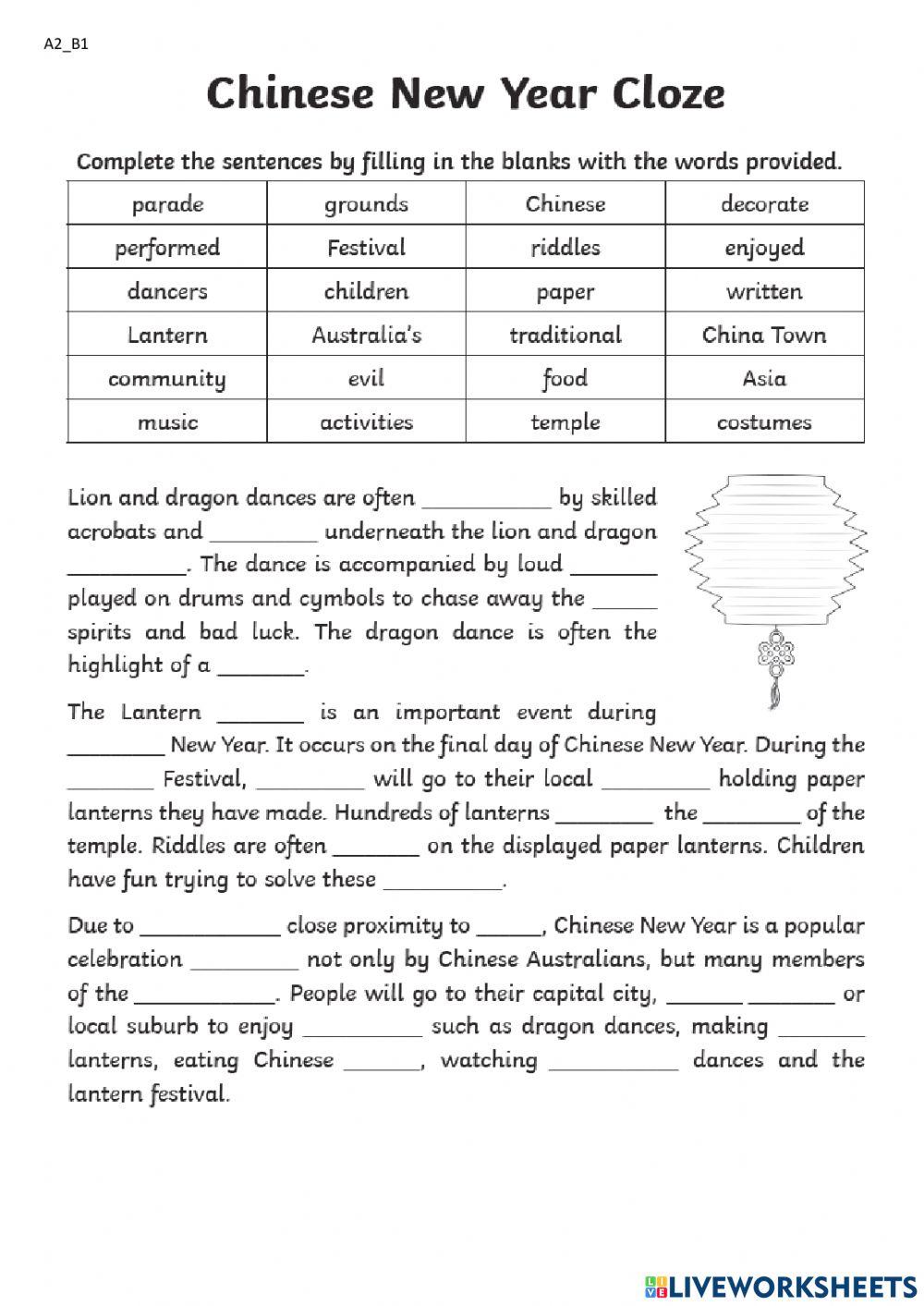 Chinese New Year - Lantern Festival