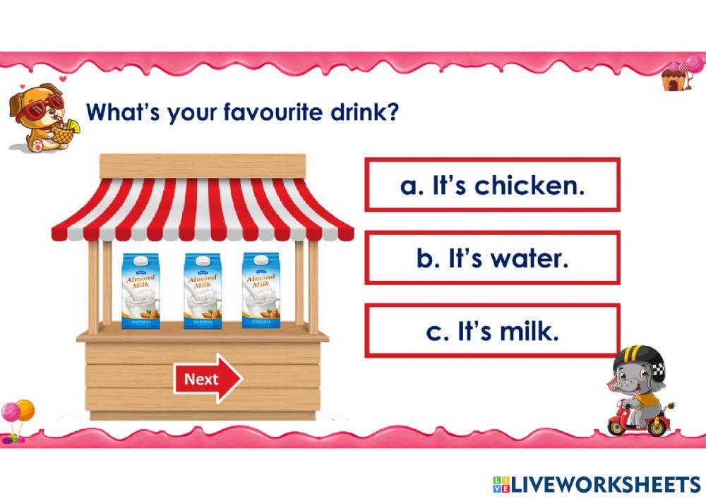 Would you like some milk unit 13 tiếng Anh 4