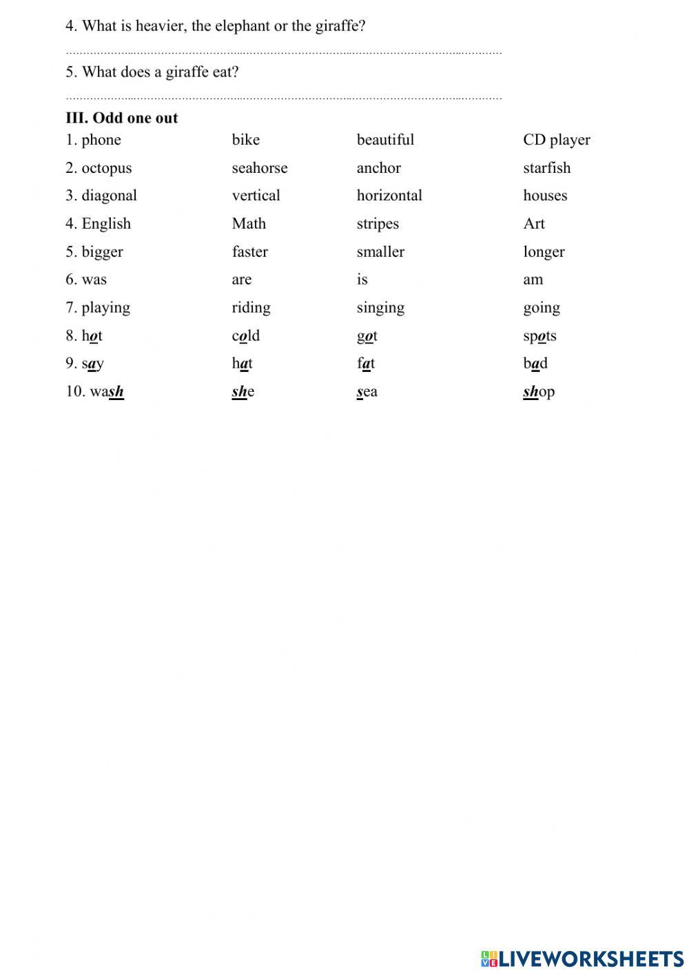 Worksheet 09.02.2022