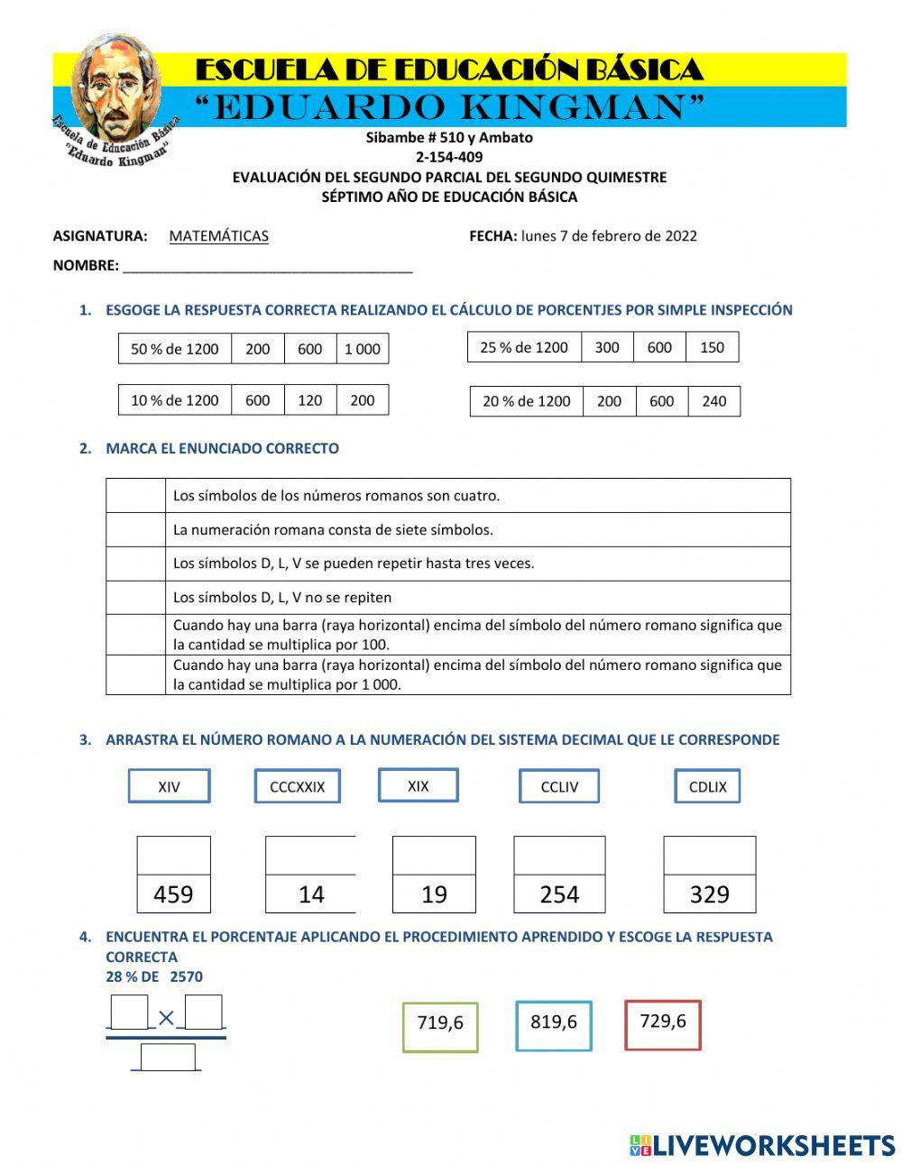 Porcentajes y geometría