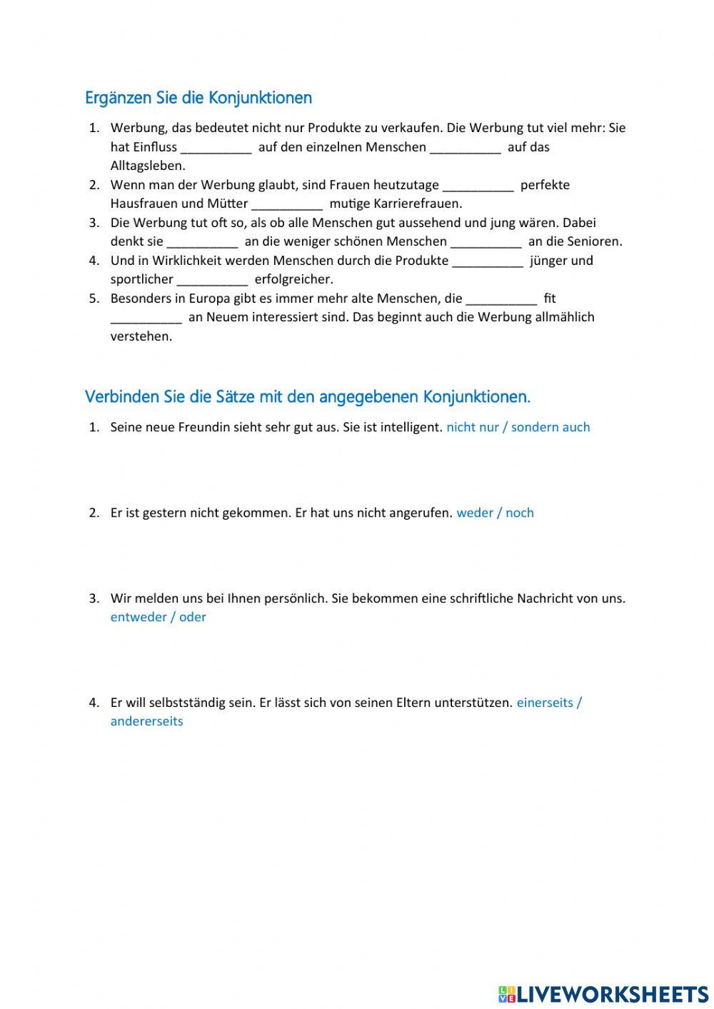 Zweiteilige Konjunktionen