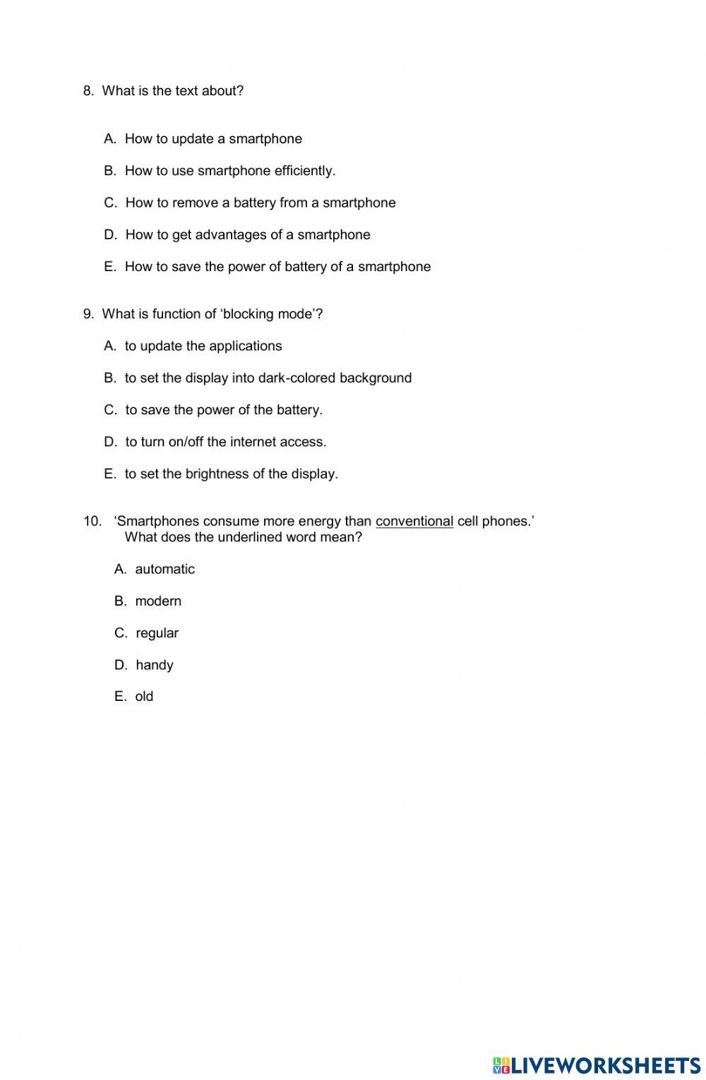 Procedure text:  Manuals and tips on technology 