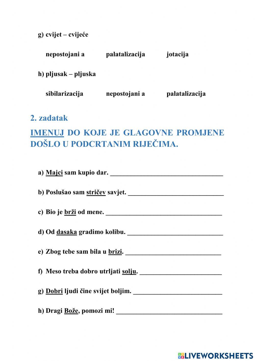 Glasovne promjene - 7.