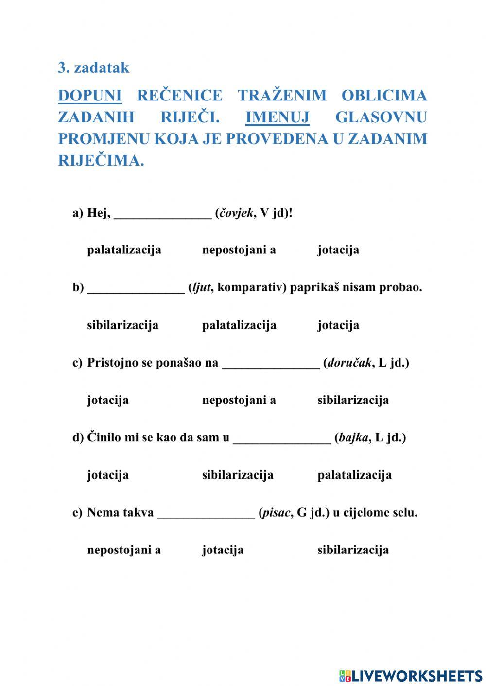 Glasovne promjene - 7.