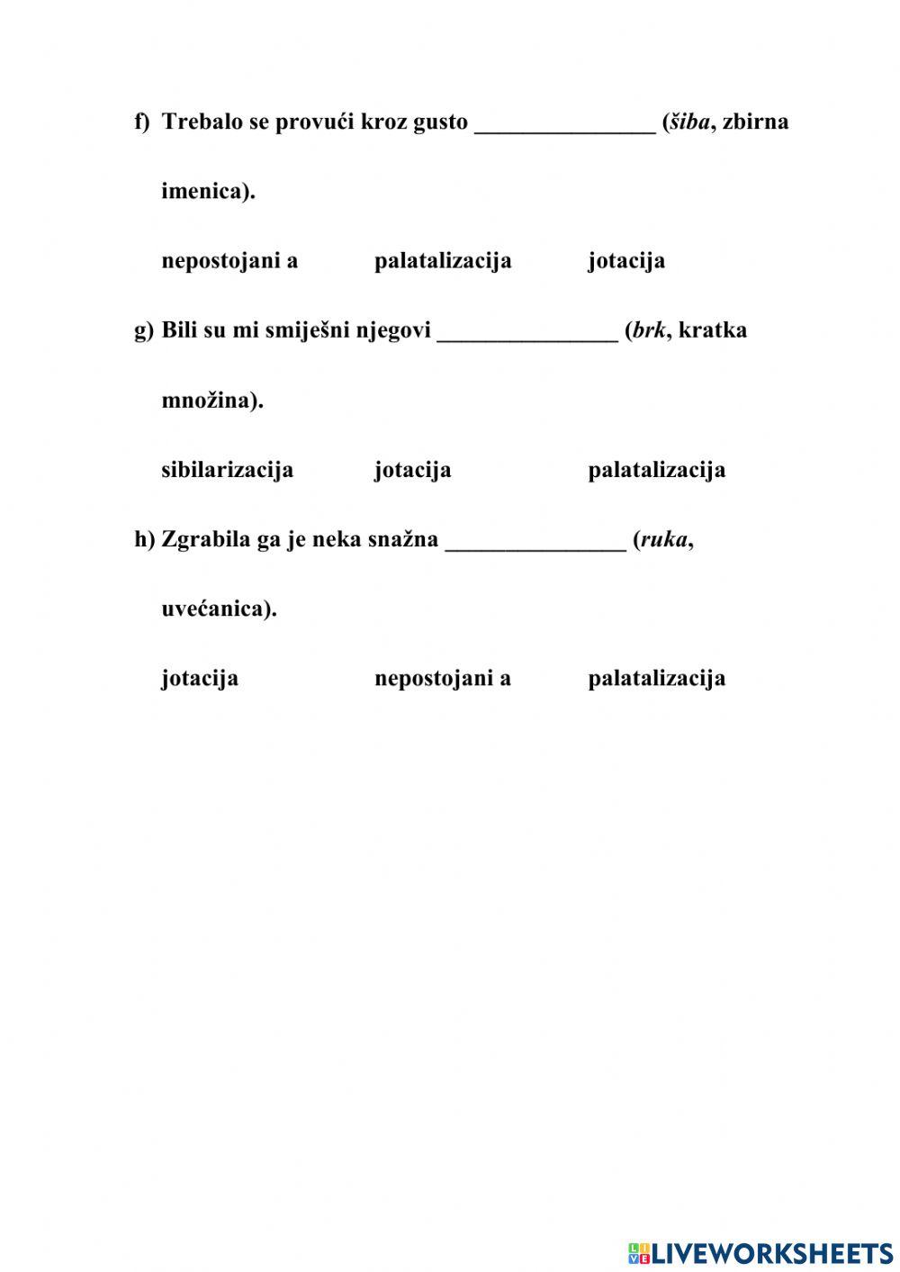 Glasovne promjene - 7.