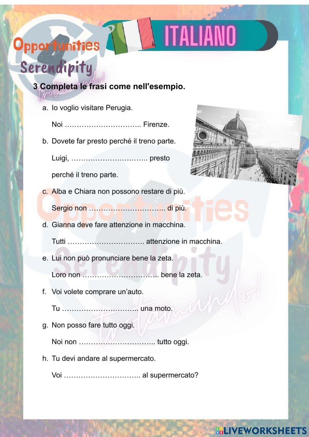 Progetto Italiano, tarea 8