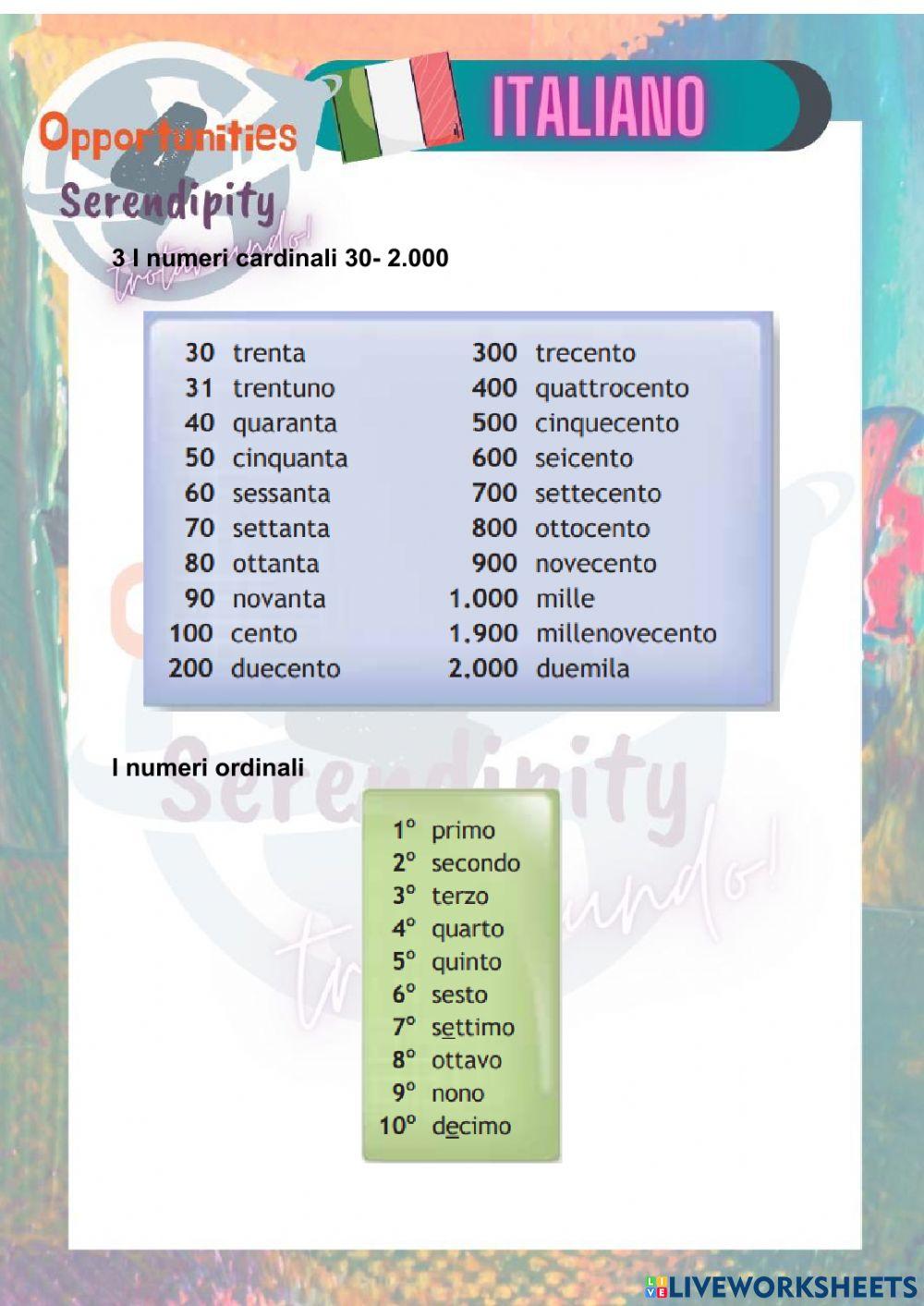 Progetto italiano clase 9