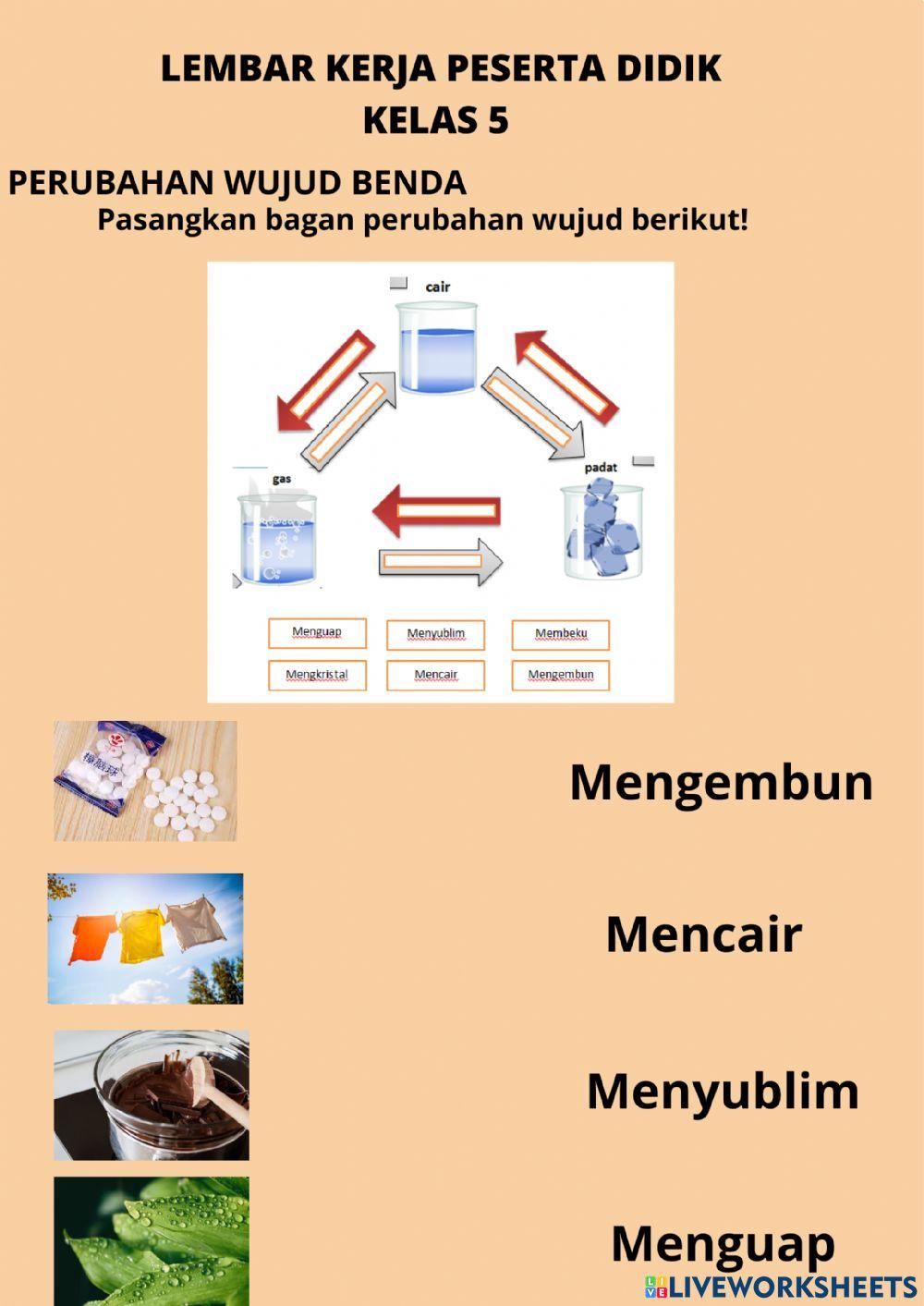 Perubahan Wujud Benda