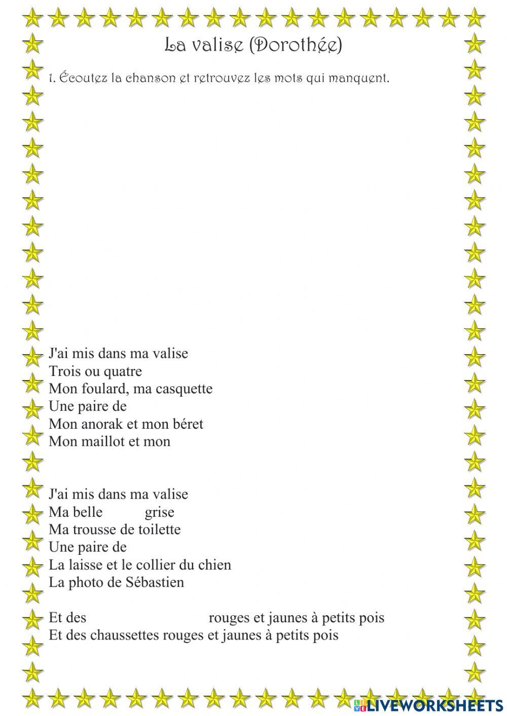 La valise de Dorothée