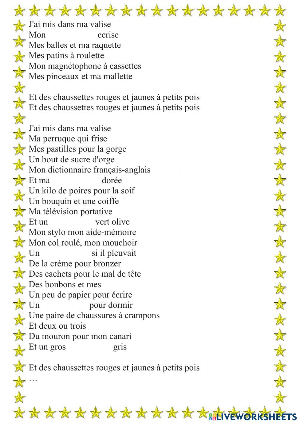 La valise de Dorothée