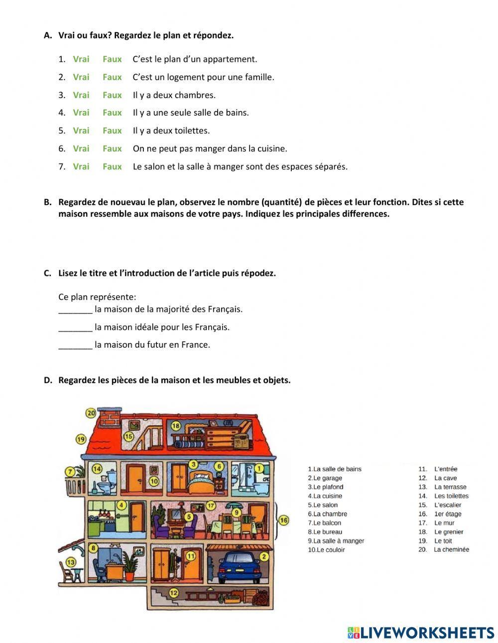 Décrire un logement