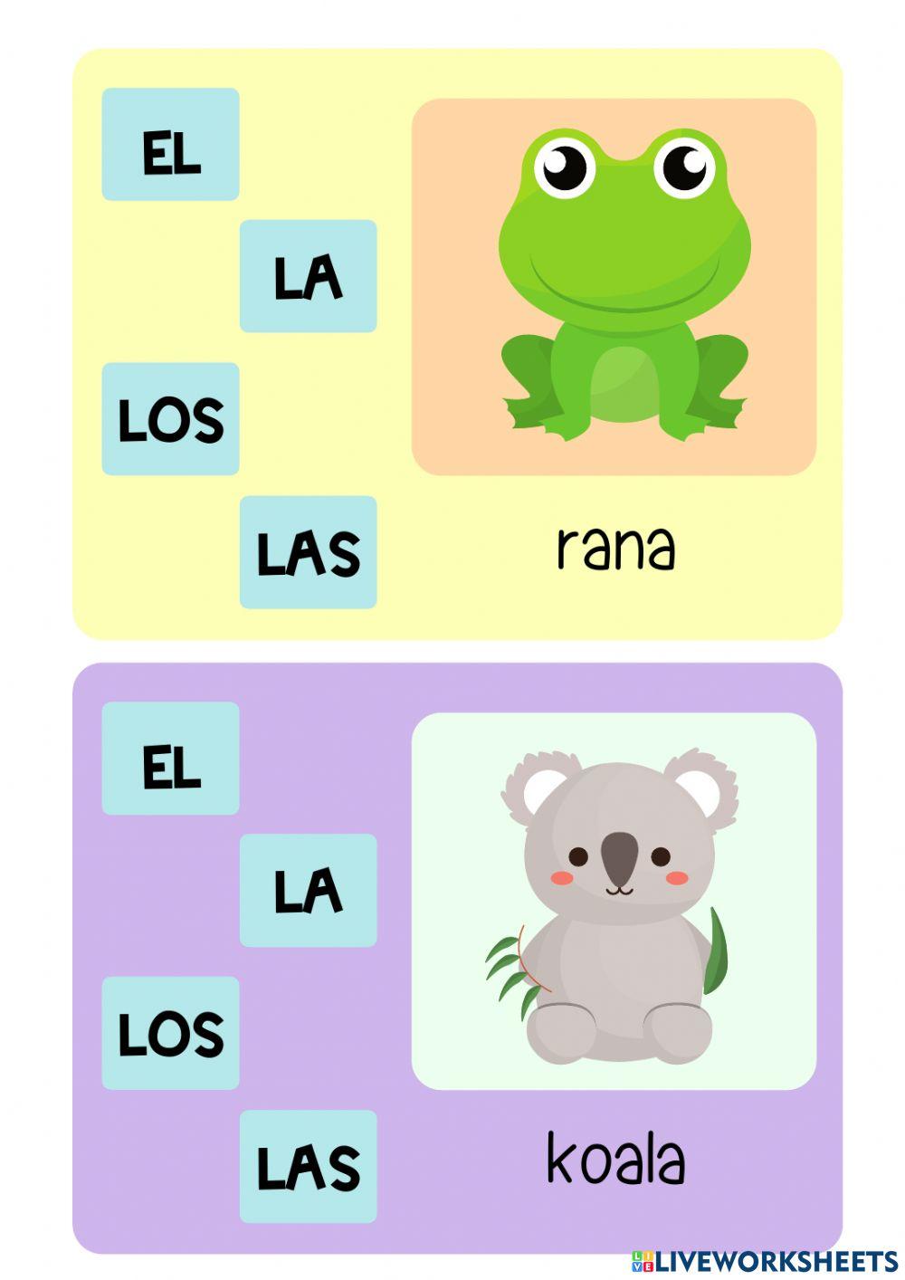 Articulos determinados i