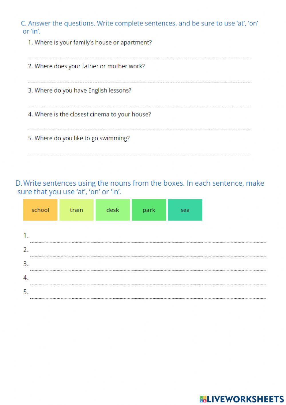 P2.2 prepositions on-in-at