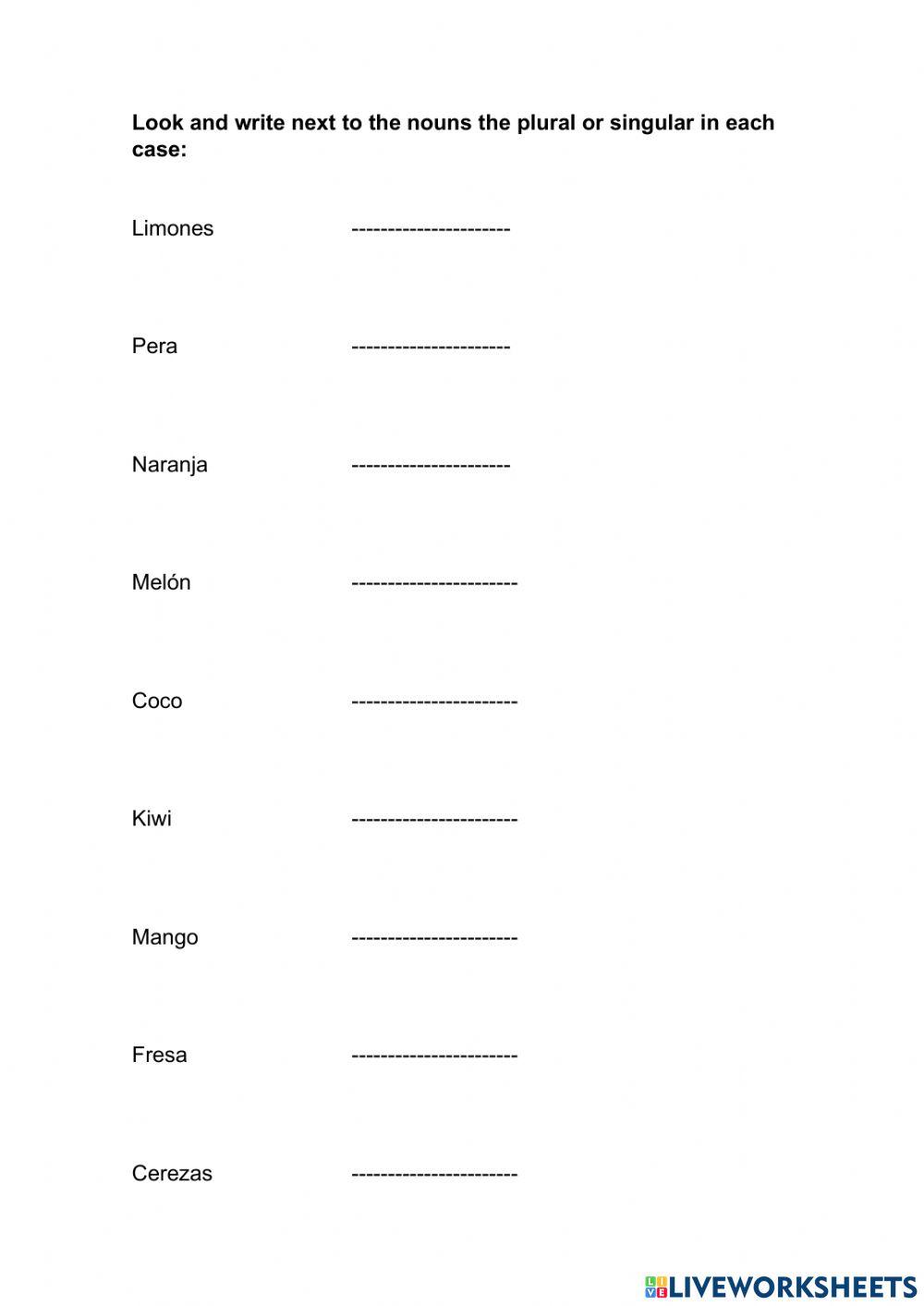 Número de los nombres