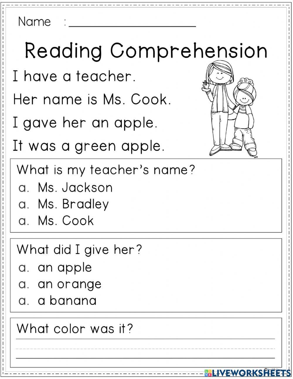 Reading Comprehension