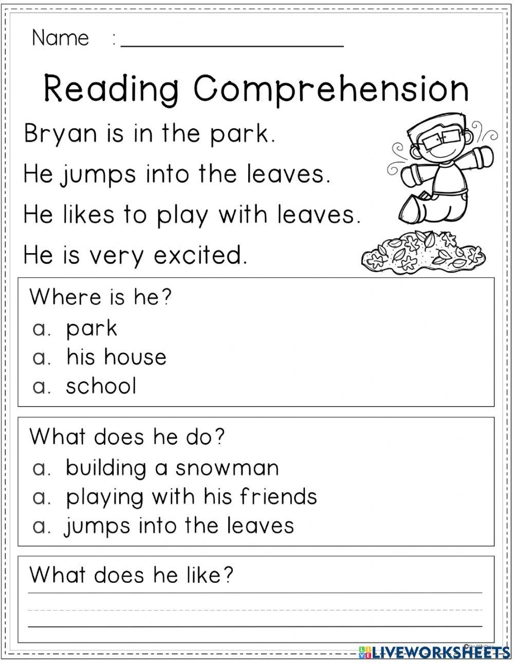 Reading Comprehension