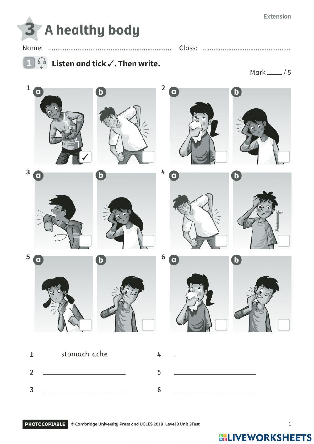 Power Up 3 - Unit 3 test