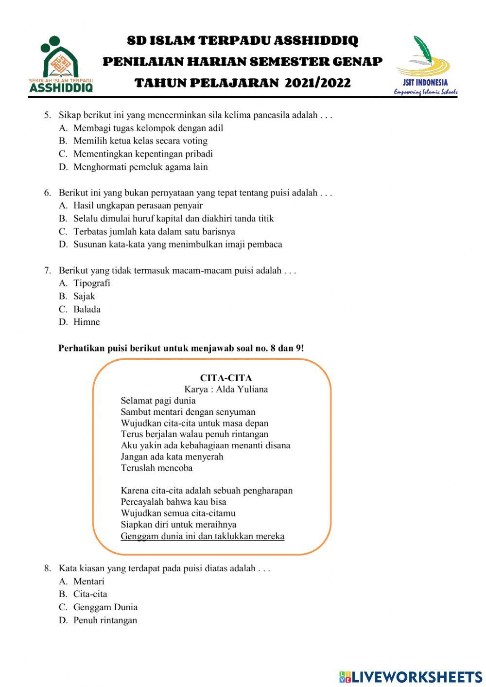 Ph tema 6 alam indonesia