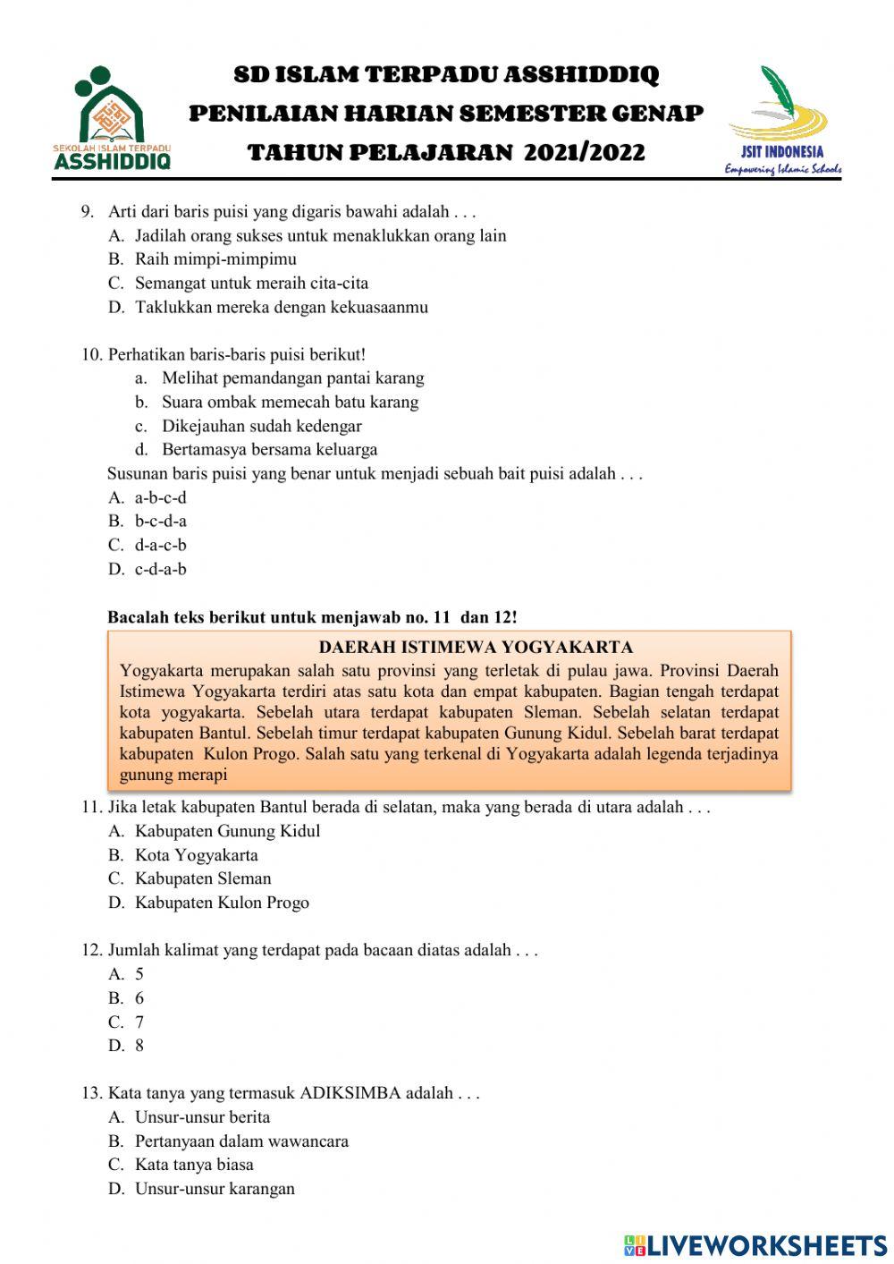 Ph tema 6 alam indonesia