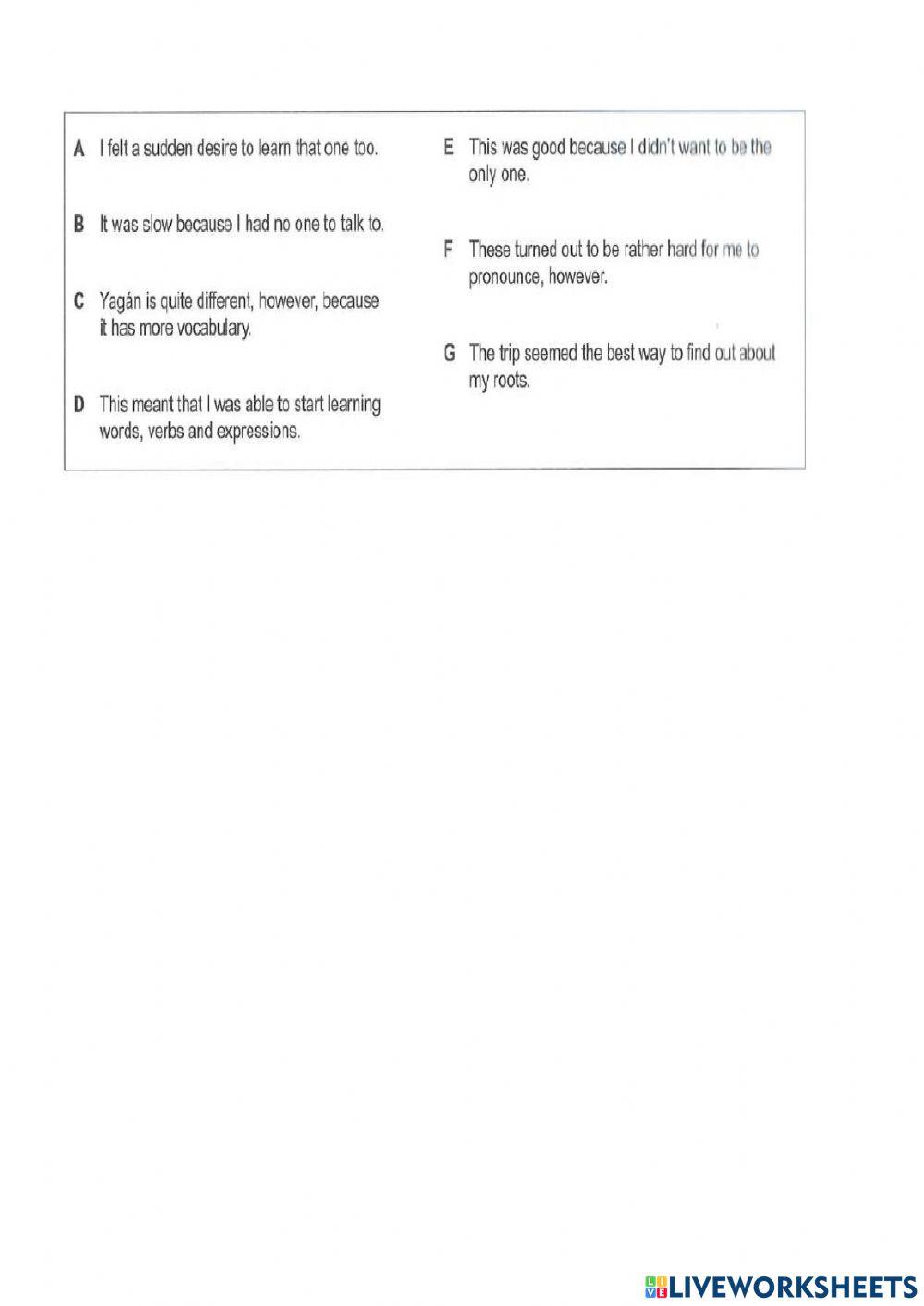 Reading part 6 practice 3