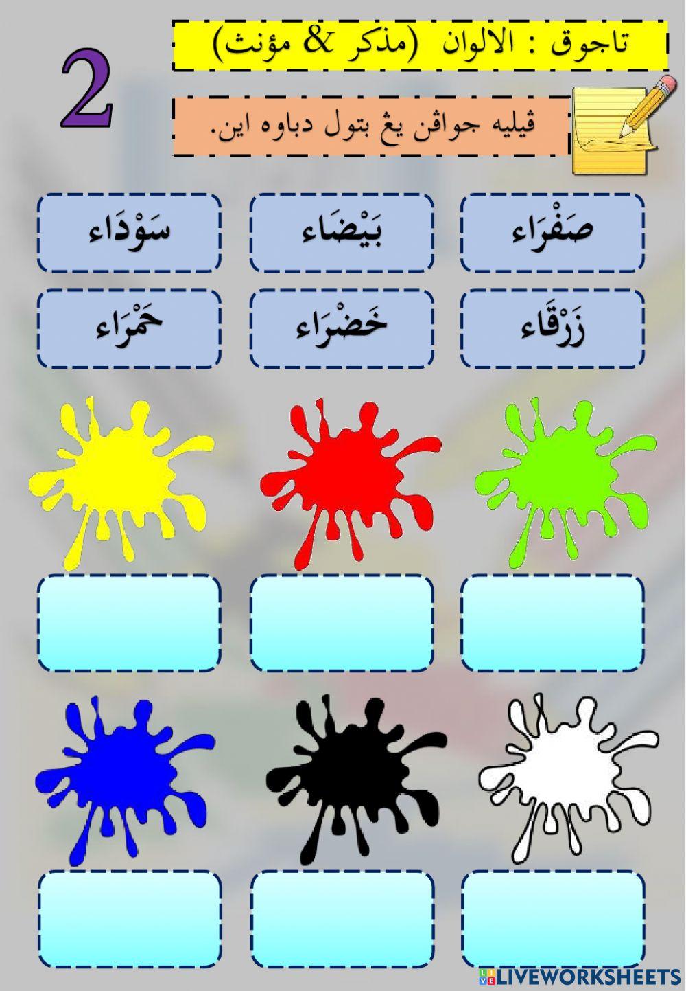 Warna muzakar muannas