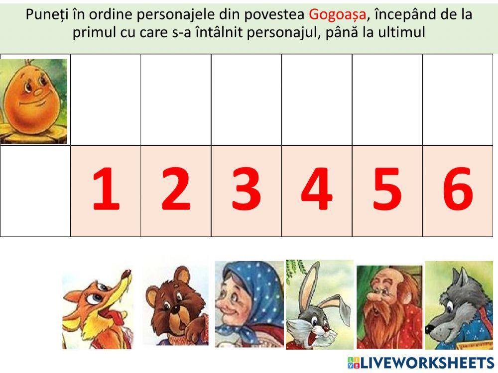 Poveștile. Ordine cronologică