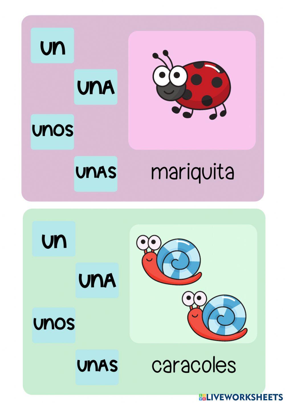 Articulos indeterminados i