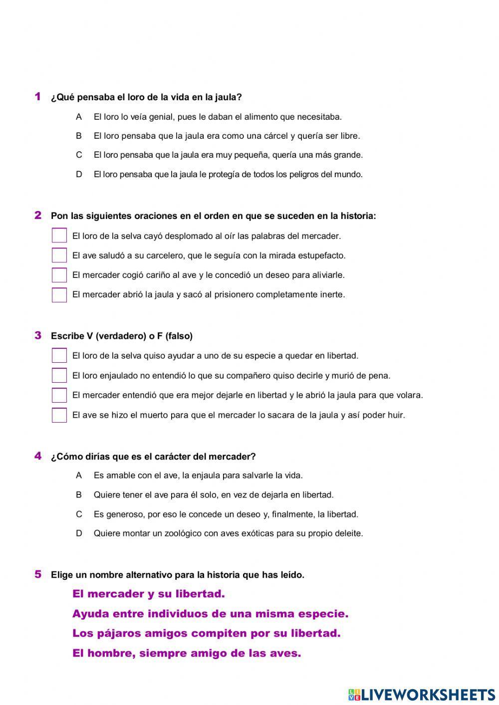 El mercader y el loro