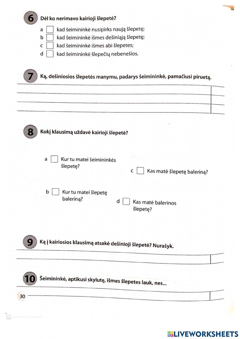 Teksto suvokimas Nr.7