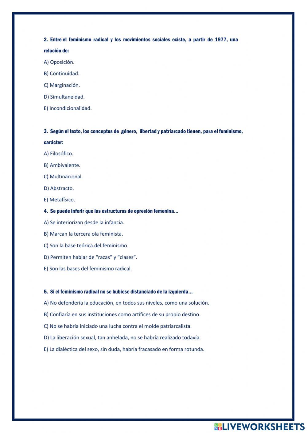 Lectura de comprensión