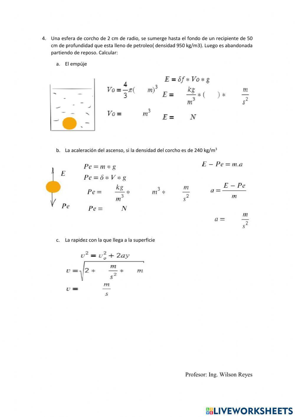 Principio de arquimedes