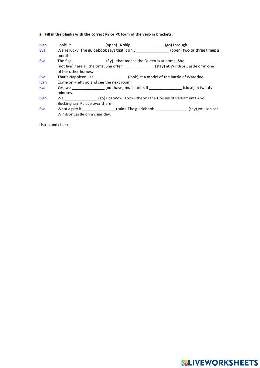 Present Simple vs Present Continuous