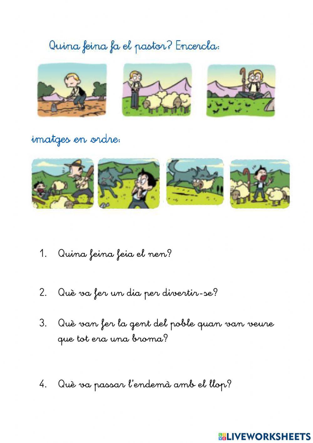 En Pere i el llop En Pere i el llop