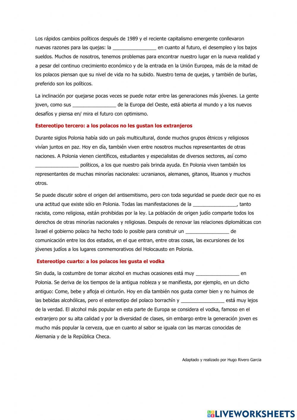 Estereotipos de Polonia