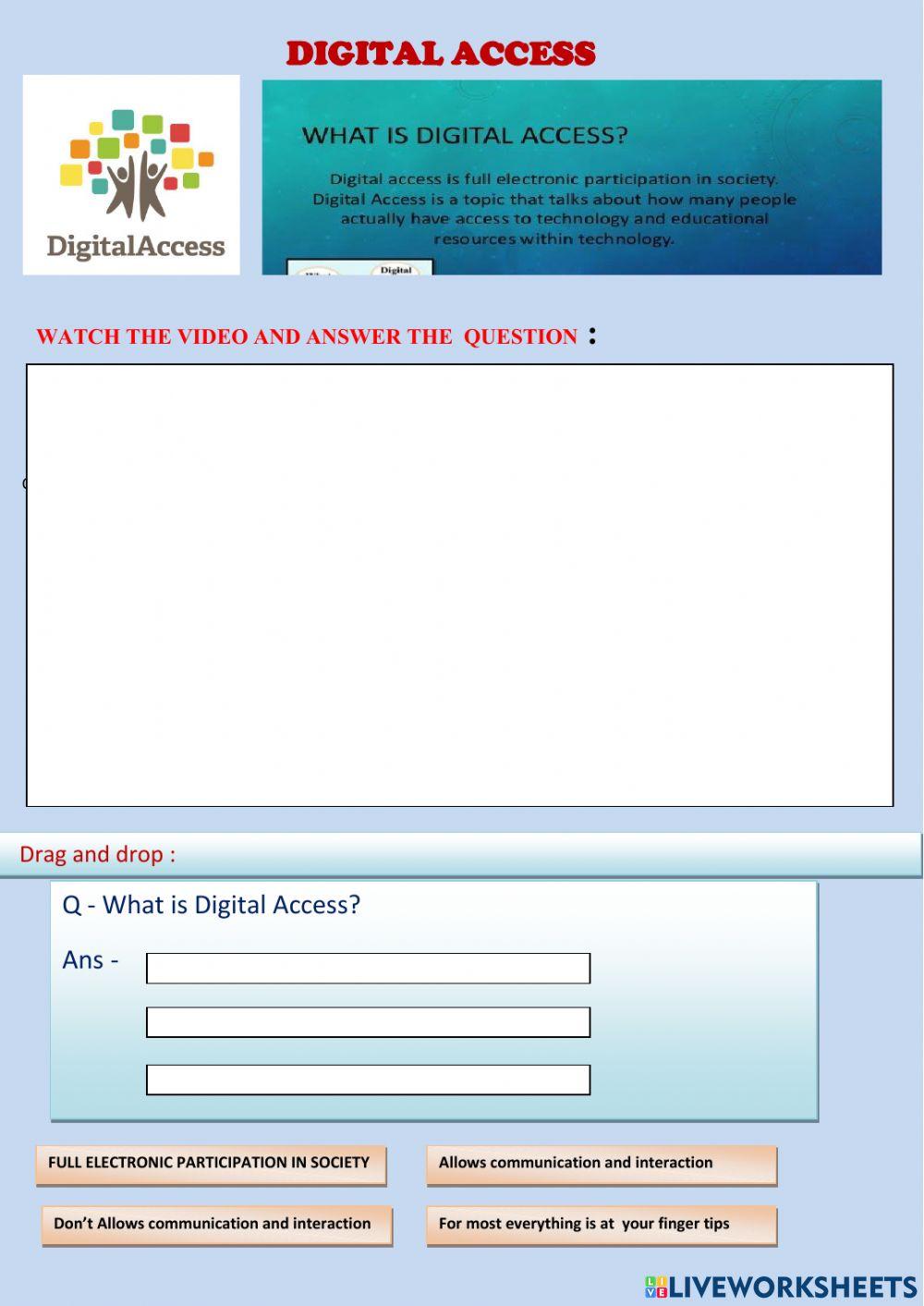Digital access