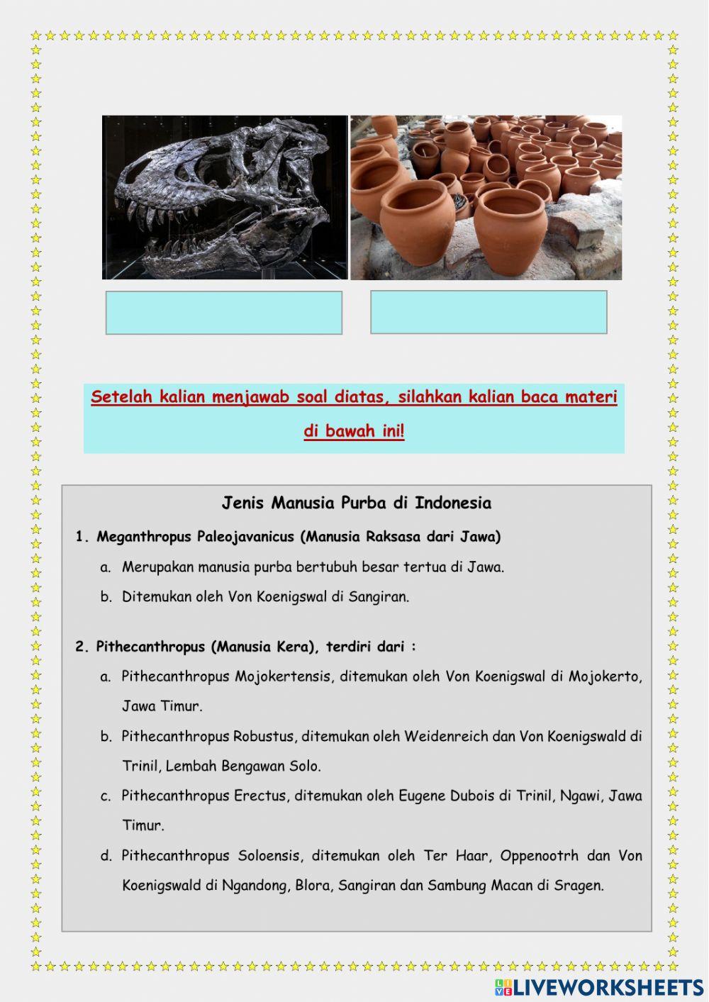 Masa pra aksara bagian 1