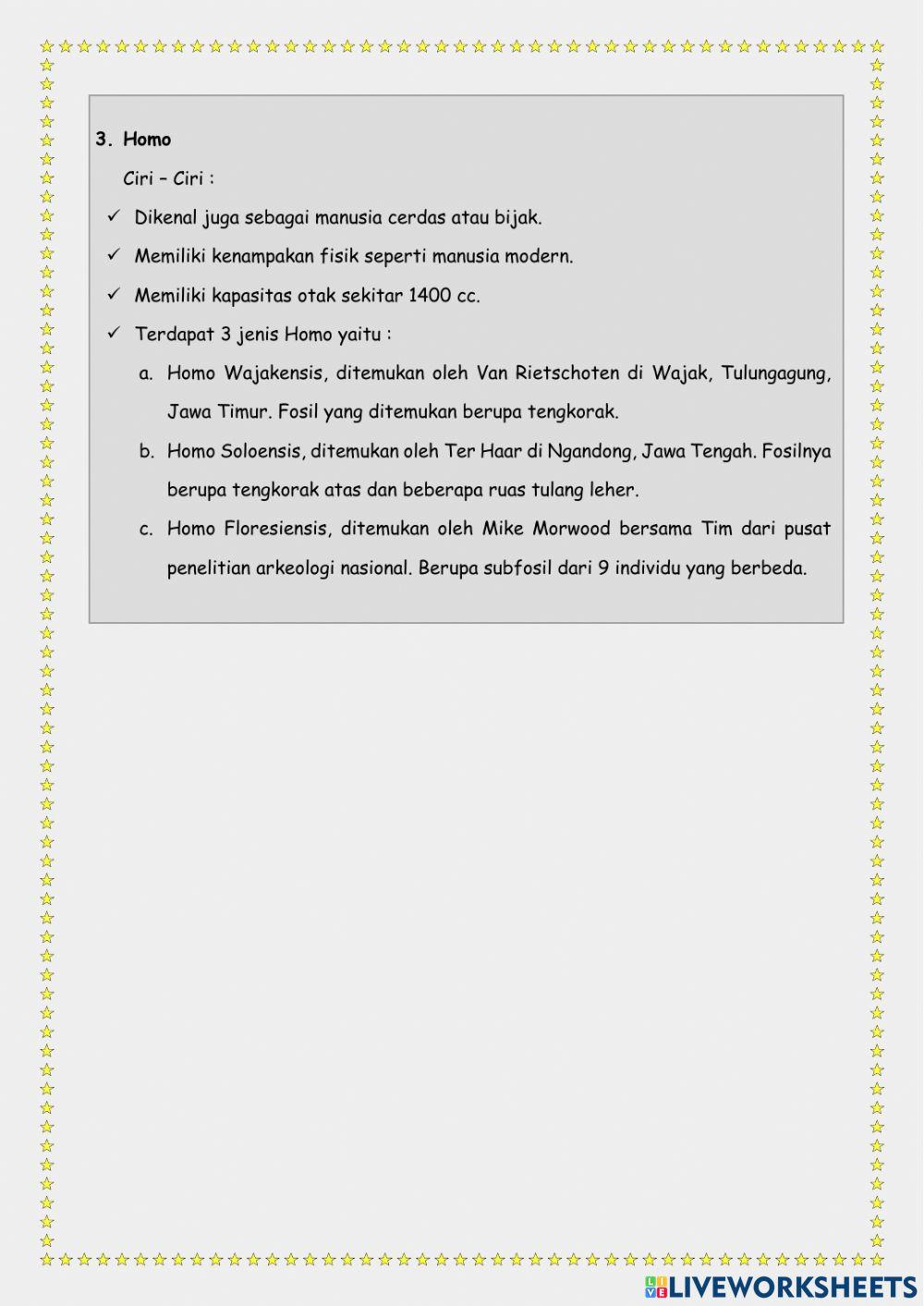 Masa pra aksara bagian 1