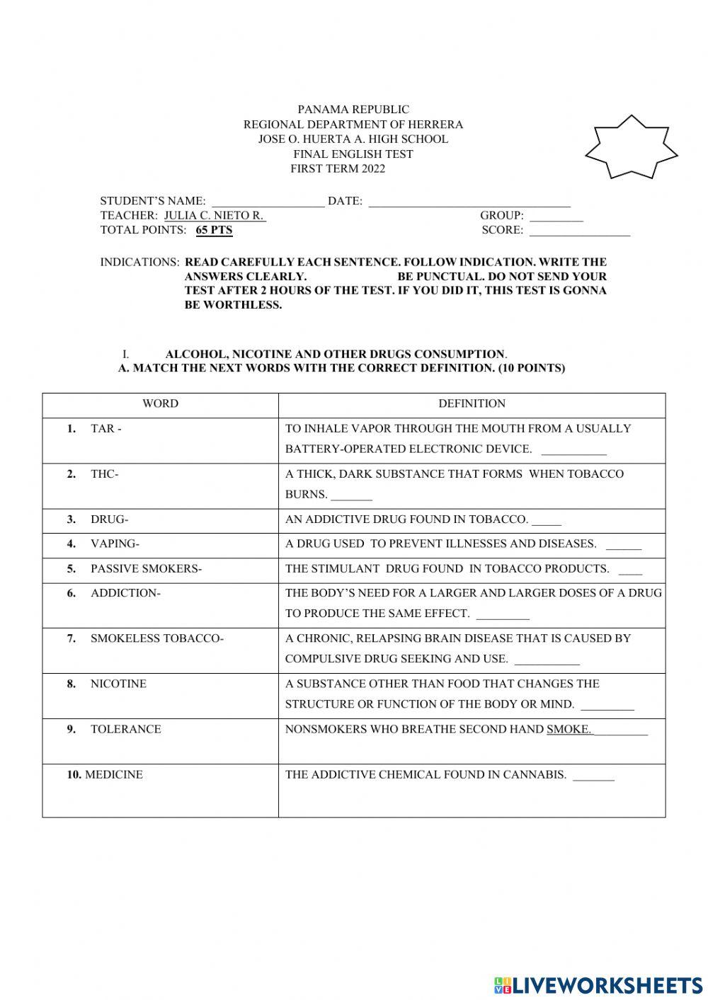 Legal and illegal drugs