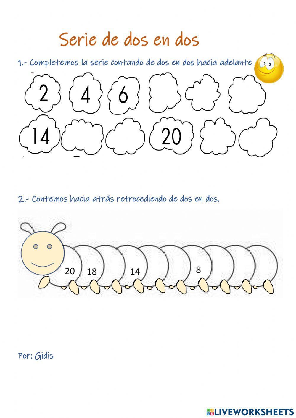 Series de dos en dos