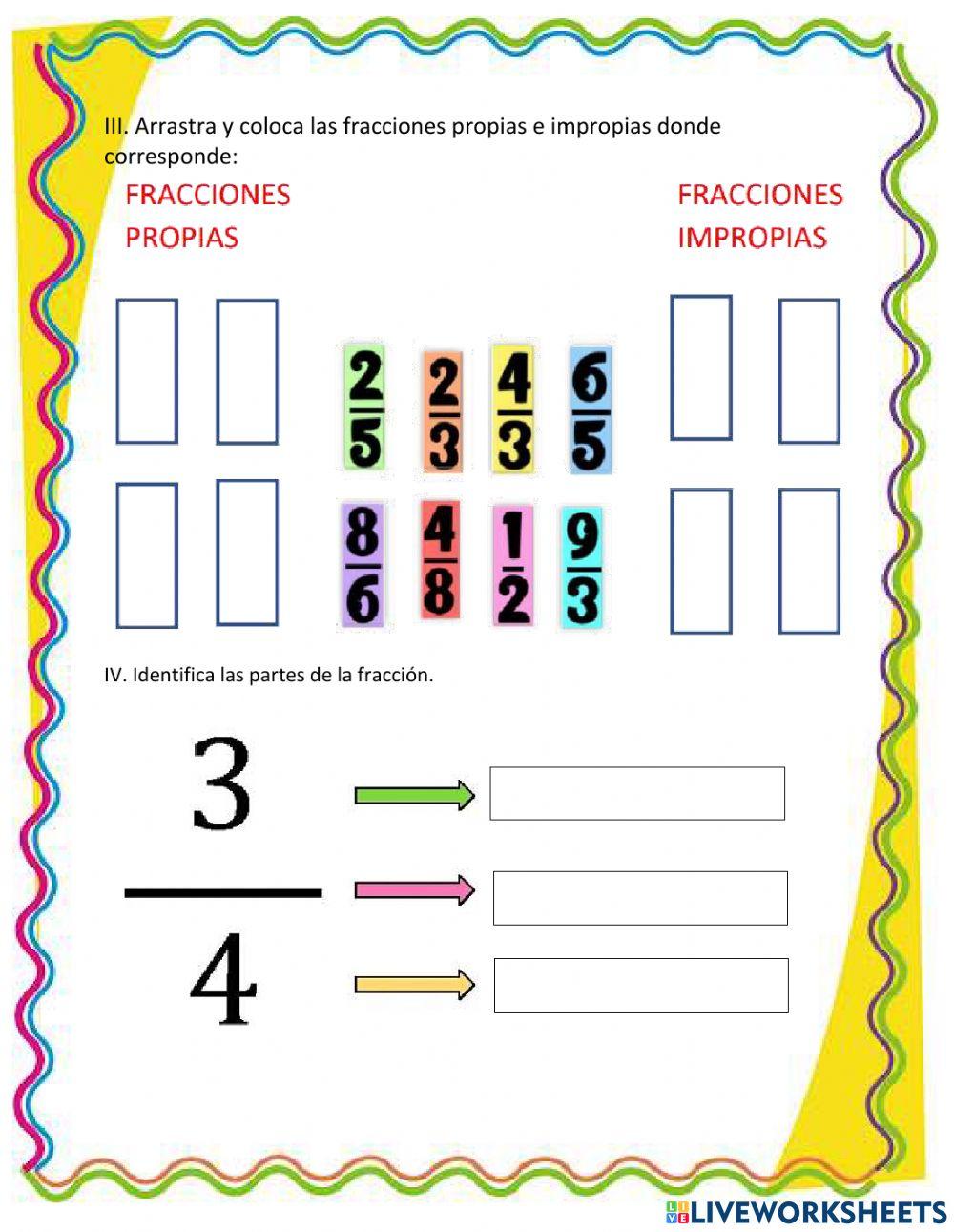 Tema: Las fracciones