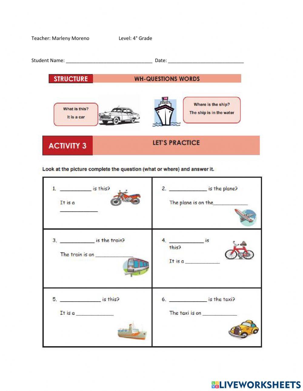 Means of Trasportation