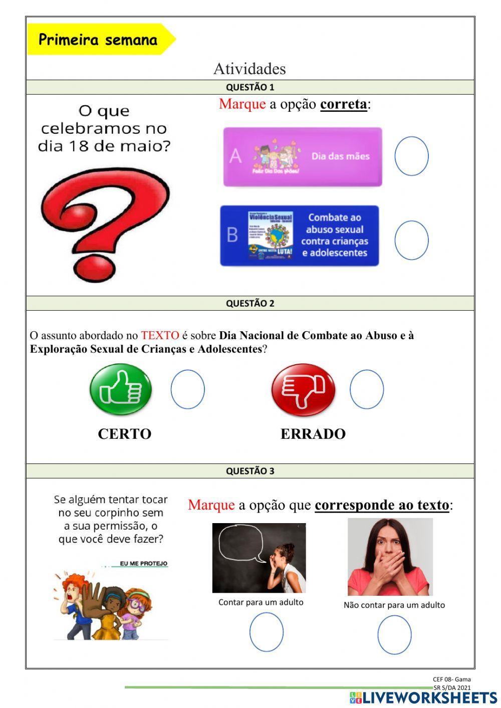 Exploração e abuso sexual