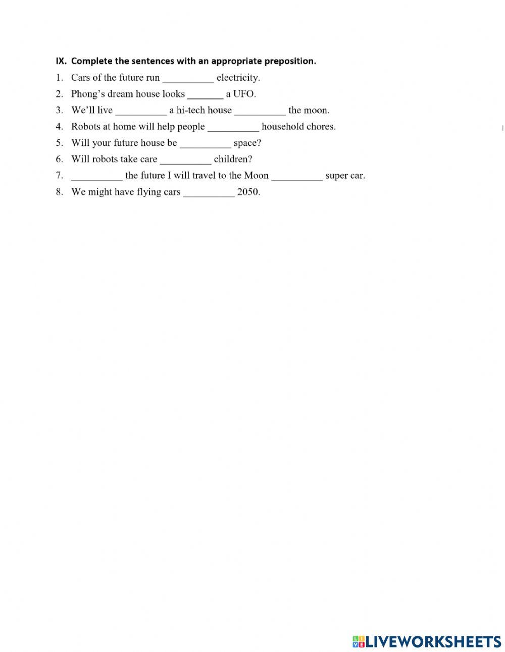 MLH6 - Unit 10 - Will & Might, Position