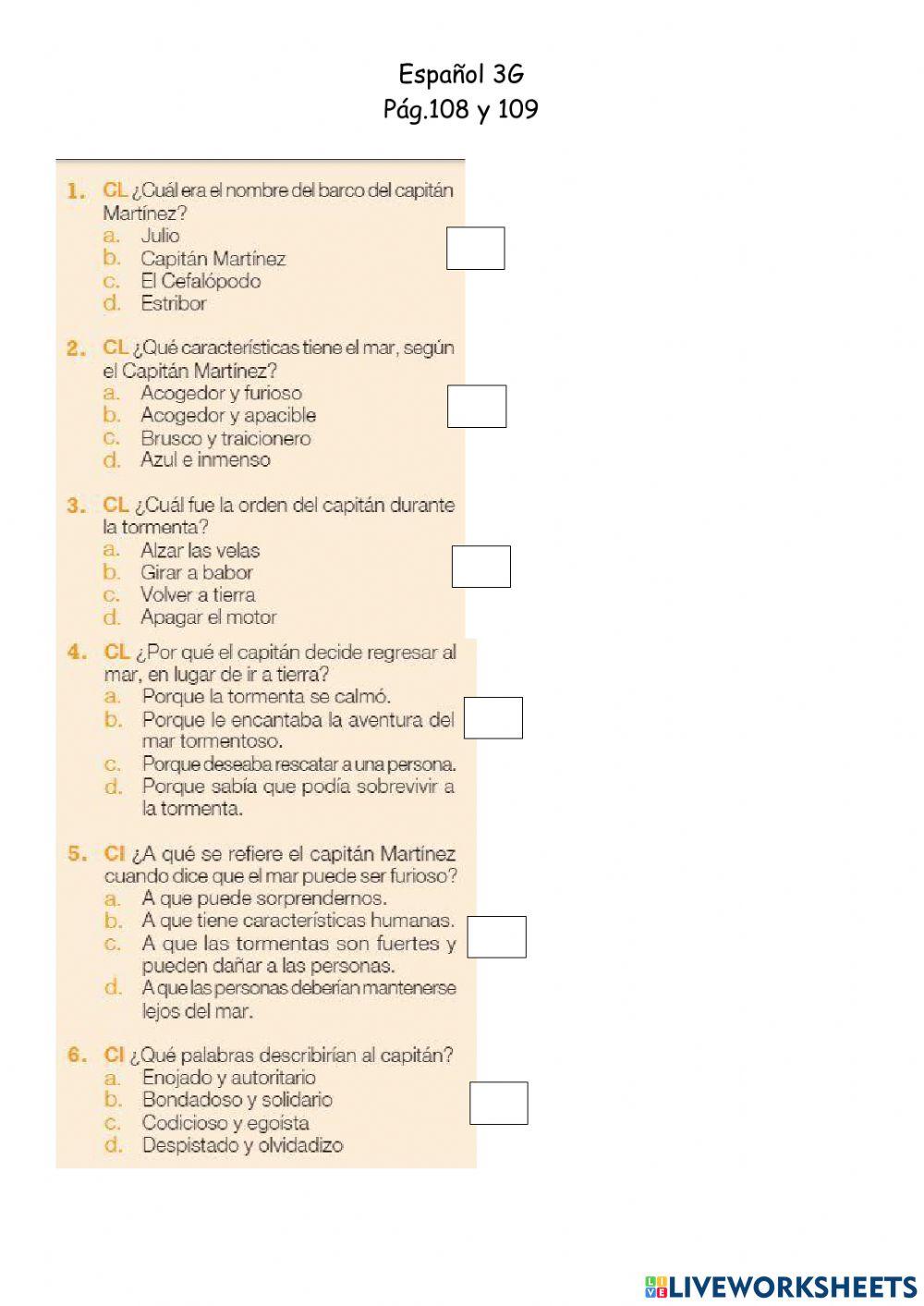 Español3G-P108 y 109