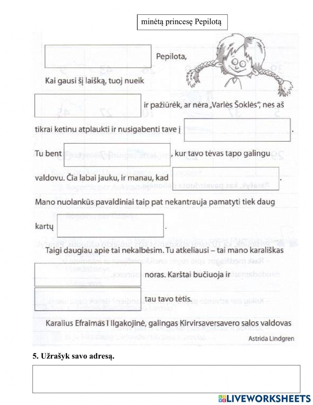 Lietuvių kalba. Pratybų 48-49psl.3kl.