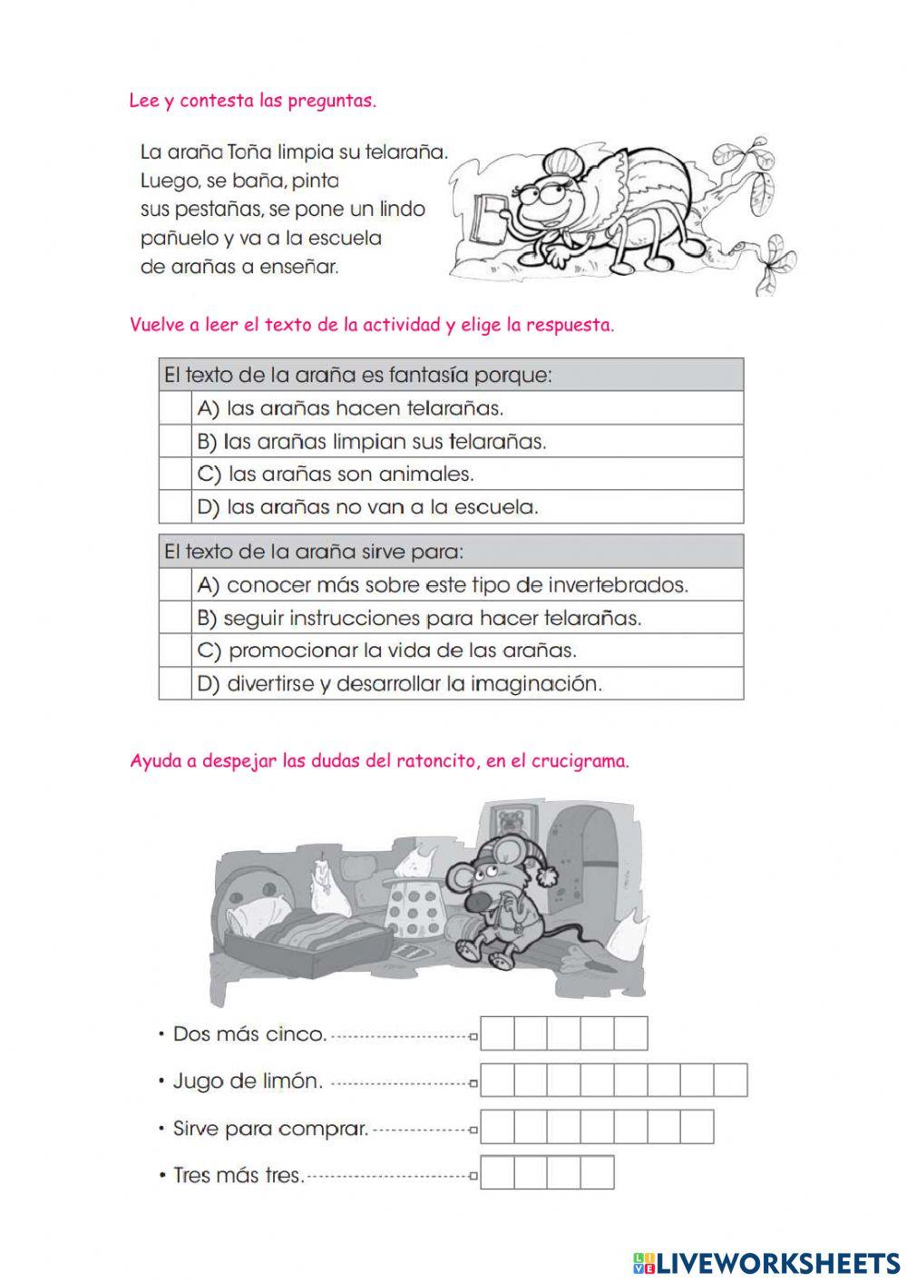 Taller  de repaso 2  lenguaje